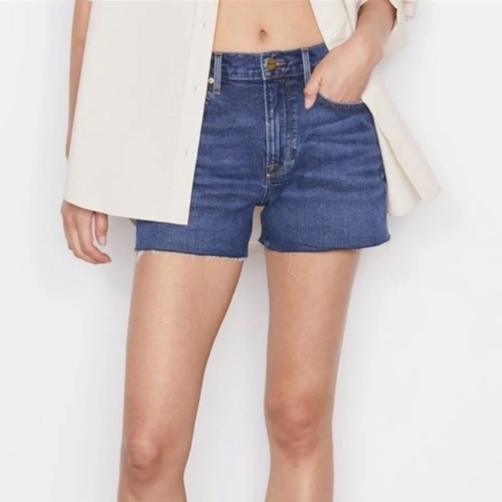 Frame Le Brigette Denim Shorts Cut-Offs Sz 27 in Kinmount Grind
